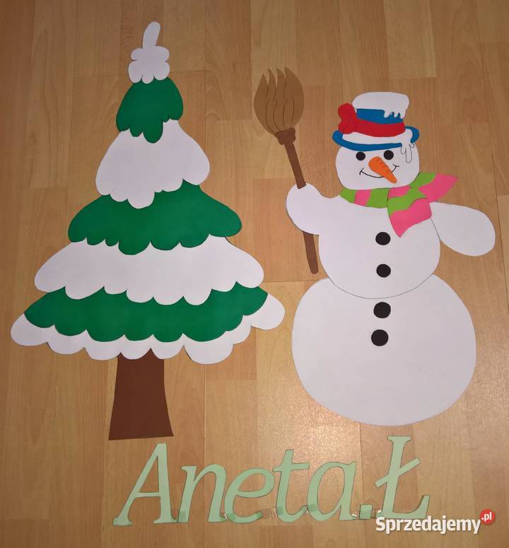 Dekoracje zimowe dwustronne jednostronne z lubelskie Ryki