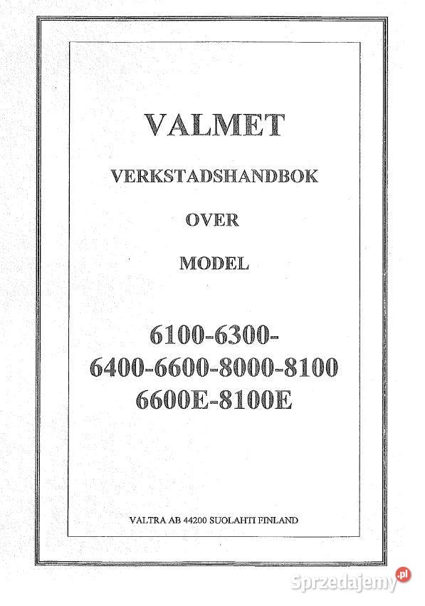Valmet 6100 6300 6400 6600 8000 8100 6600E 8100E świętokrzyskie
