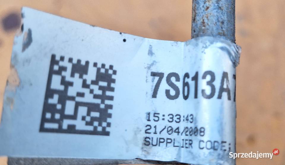 FORD FIESTA MK6 PRZEWÓD WSPOMAGANIA 7S613A719LA sprzedam