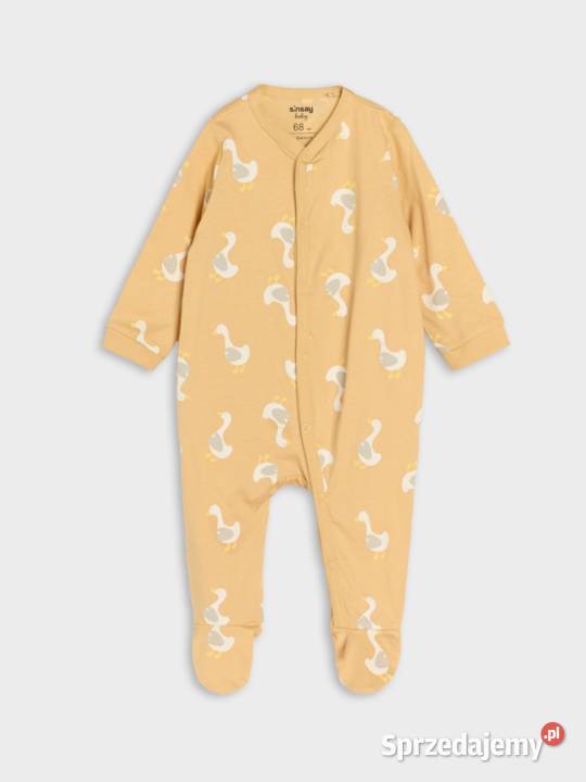 Pajacyki niemowlęce Sinsay 56 piżamy 2 pack gęsi Rozmiar 56 Szczecin