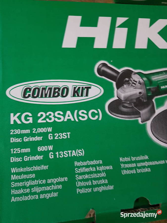 Zestaw szlifierek Hikoki Hitachi szlifierka Głogowa