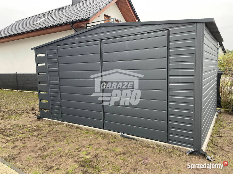 Domek Ogrodowy 4x3 wiata antracyt Dach zachodniopomorskie Nowogard
