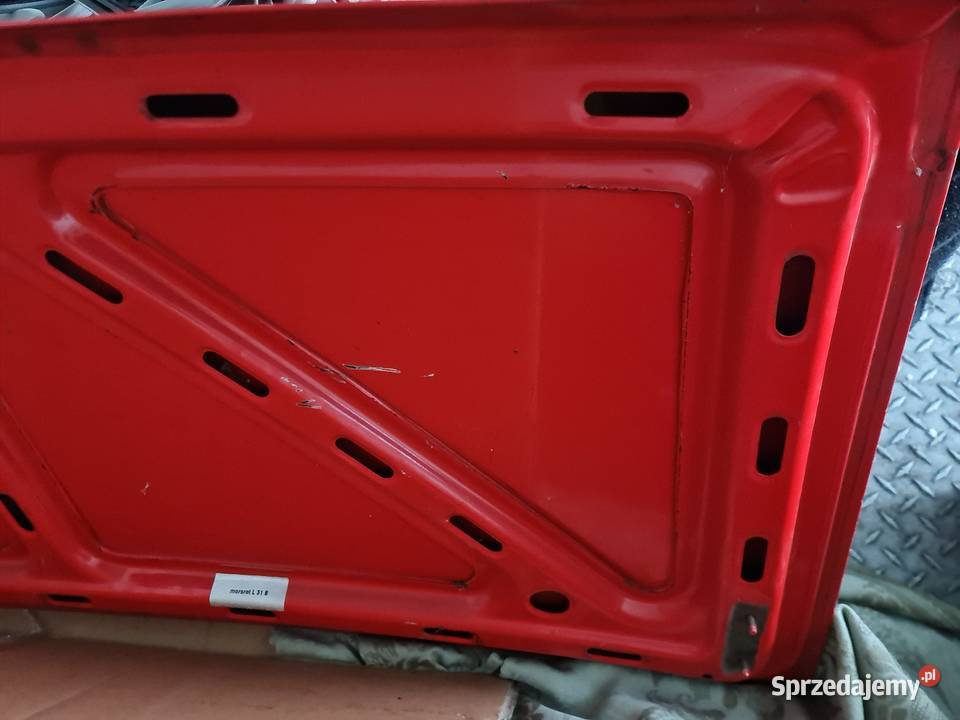 Klapa bagażnika audi 80 b1 marsrot L31B Rok produkcji 1976 Dobrodzień