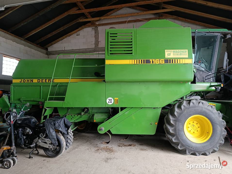 Kombajn zbożowy John Deere 1166 sprzedam