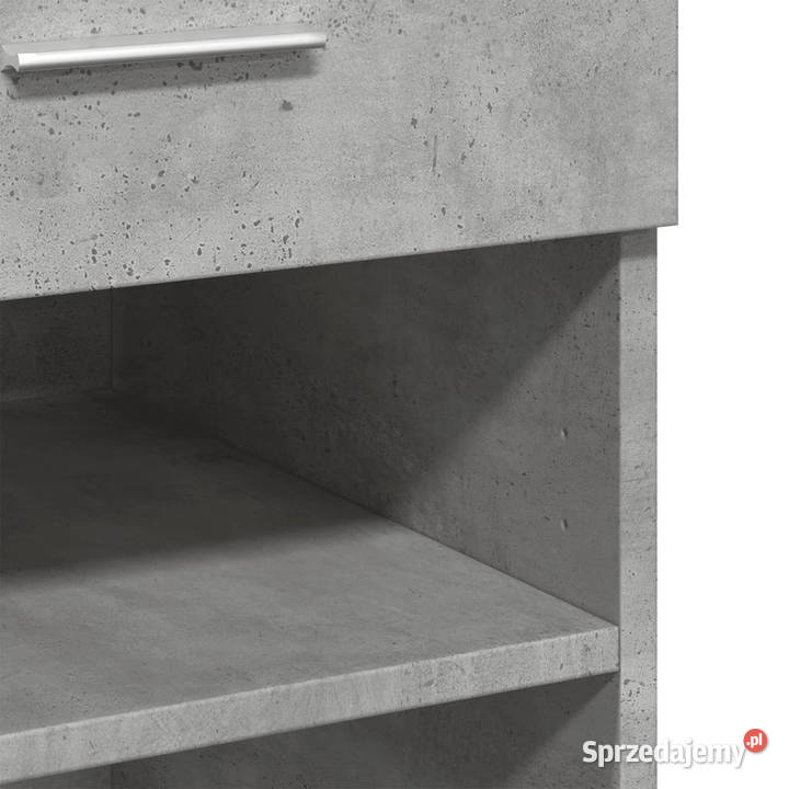 Szafka szarość betonu 80x425x93 materiał
