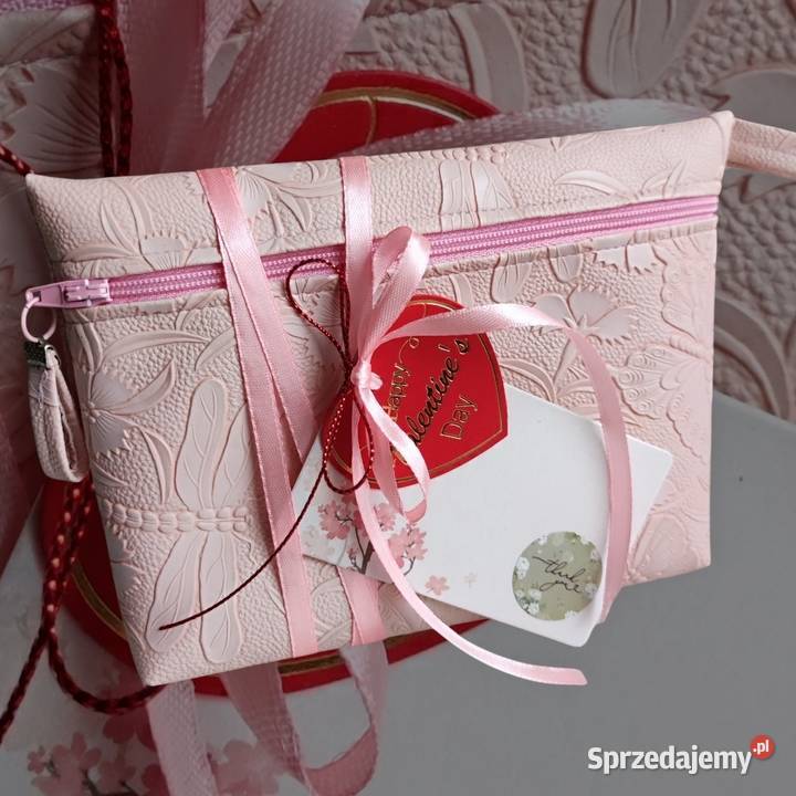 BAG 02 Kosmetyczka pudrowy róż małopolskie Wolbrom