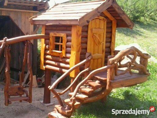 Drewniany domek dziecka Rzepin-Kolonia