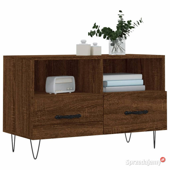 Szafka pod telewizor brązowy dąb 80x36x50 Warszawa