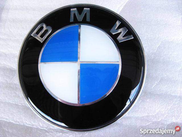 ZNACZEK BMW Biało niebieski 82 mm WSZYSTKIE MODELE