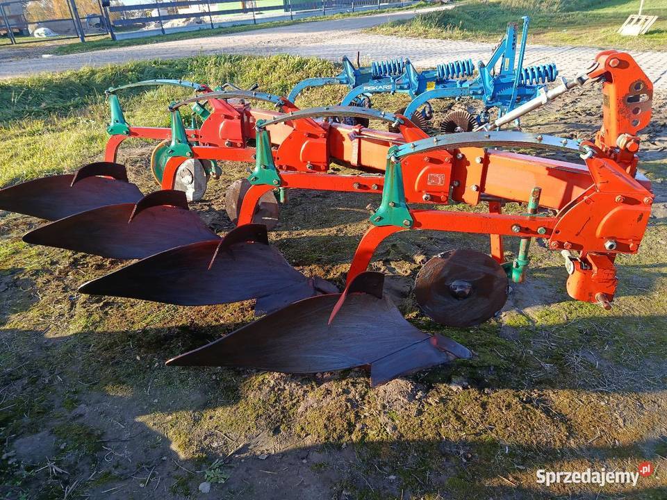 Pług 4 skibowy kverneland ab 85 ładny Skrzydłowo
