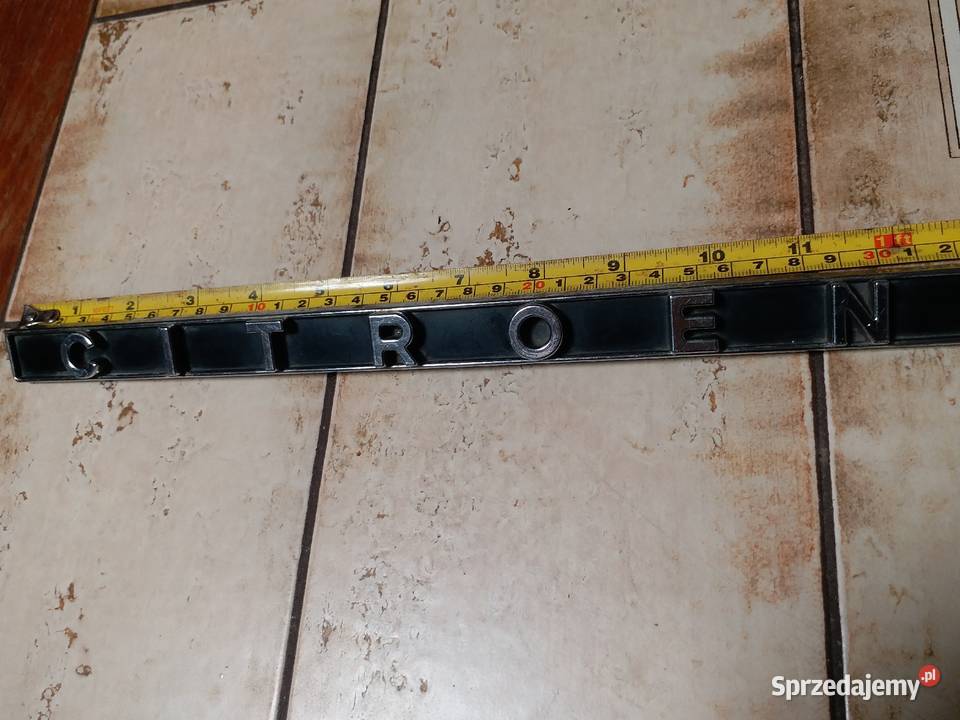 Lata 6070teEmblemat CitroenOryginał do kolekcji osobowe lubuskie