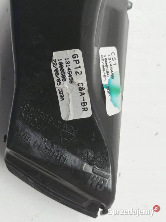 KRATKI NAWIEWU ŚRODKOWA PRAWA 13145456 Opel