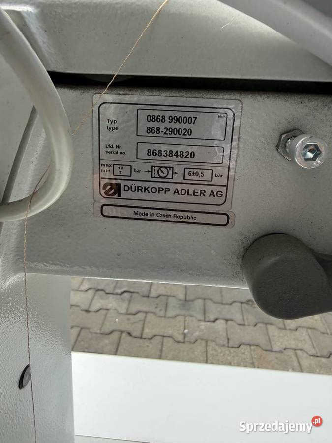 Durkopp Adler 868 Dwuigłówka Słupowa maszyna do Łaskarzew