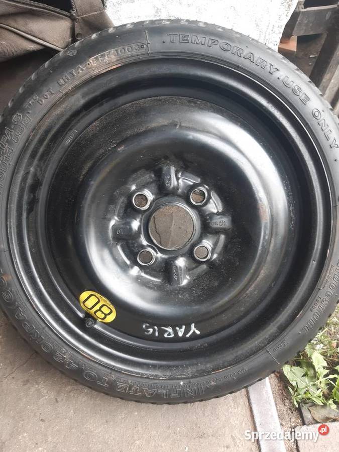 kolo dojazdowe toyota yaris Zelów
