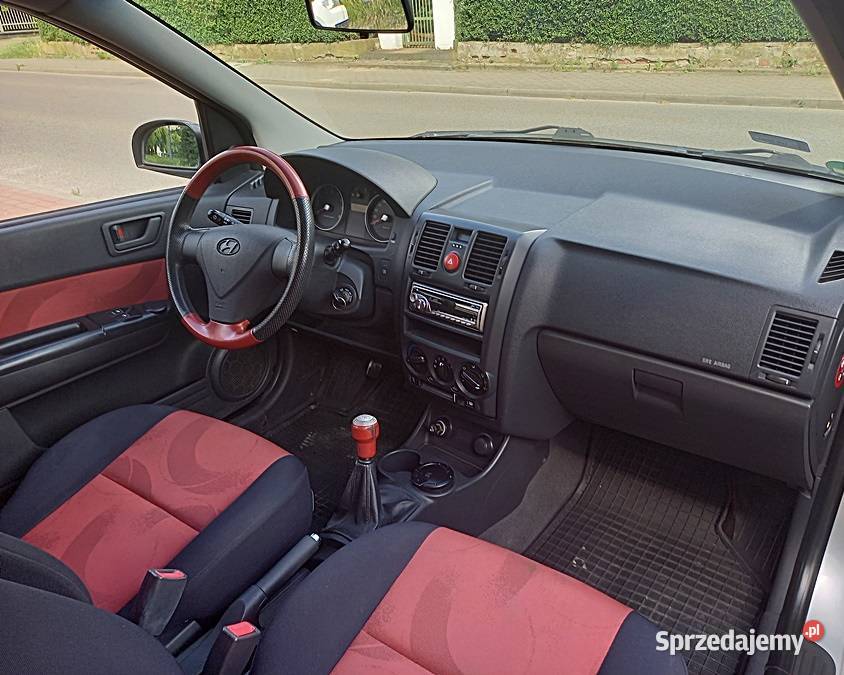 Hyundai Getz 11 BenzynaPrzeb112 Model 2007 srebrny Elbląg