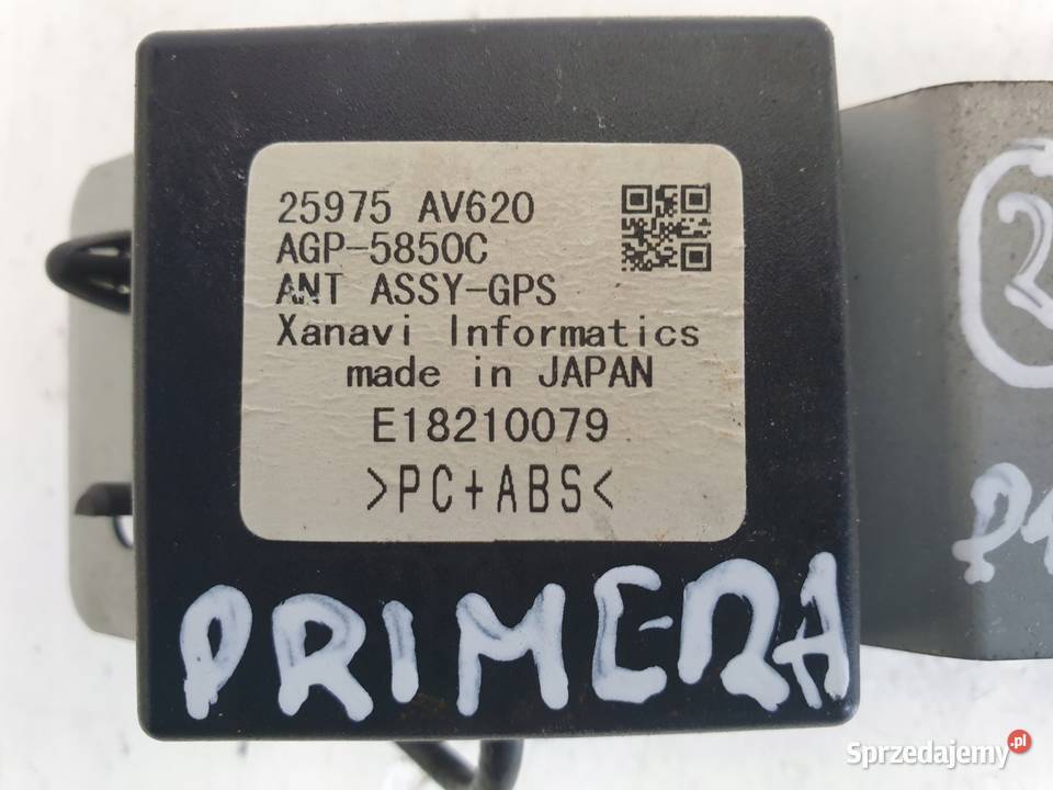 Nissan Primera P12 MODUŁ ANTENY GPS 25975AV620 Janów
