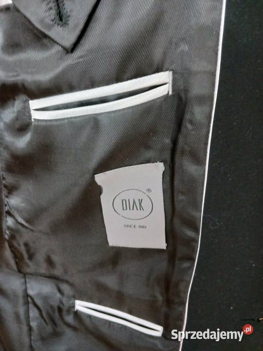 Garnitur męski czarny 17696 Rozmiar M