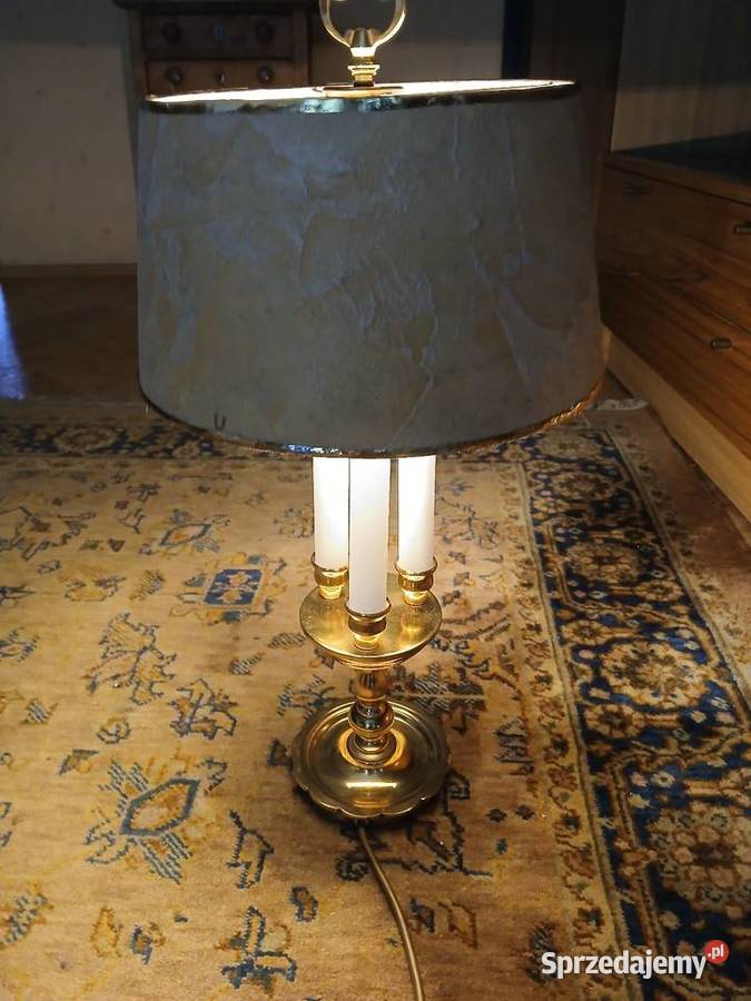 Mosiezna lampa z lat 60 tych