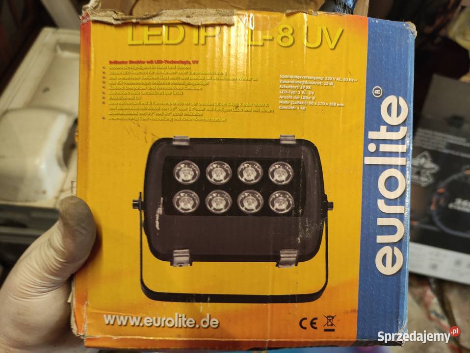 Eurolite LED IP FL8 3000K 60 naświetlacz LED łódzkie Piotrków Trybunalski