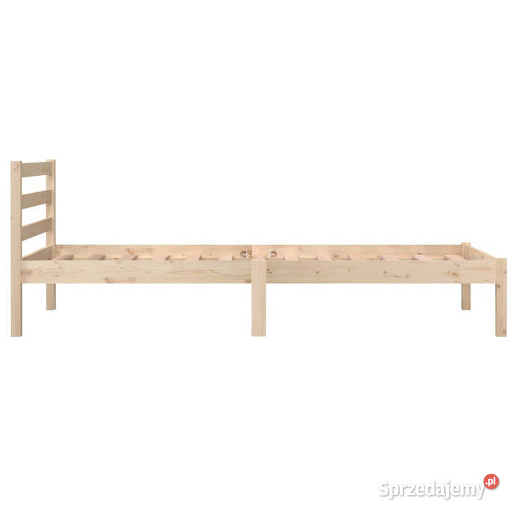 Rama łóżka lite drewno sosnowe pojedyncza 75x190 Warszawa
