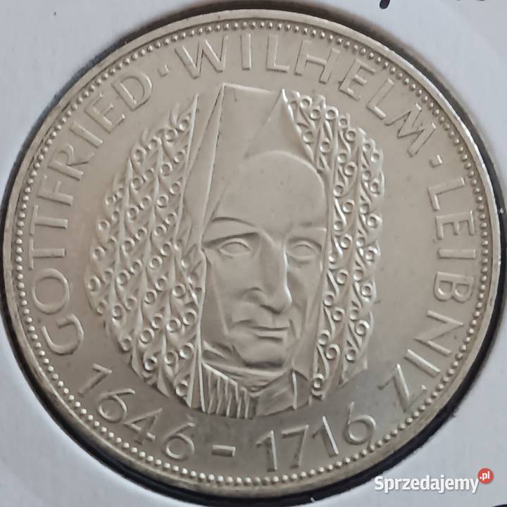 5 marek RFN Wilhelm Leibniz 1966 r menD mennicze Konin sprzedam