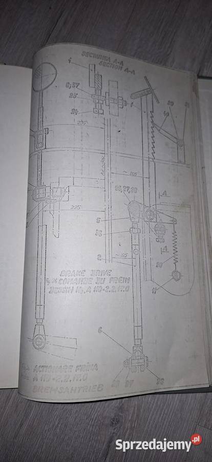 Strassenwalze PROGRES 814 Technisches Buch 1972 wielkopolskie Łęczyca