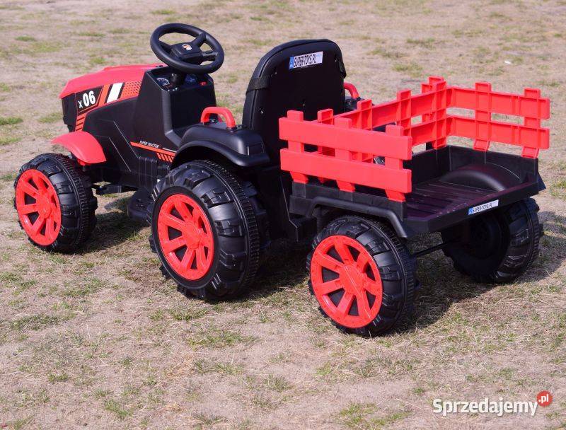 WIELKI TRAKTOR NA AKUMULATOR Z PRZYCZEPĄ POWER Toruń