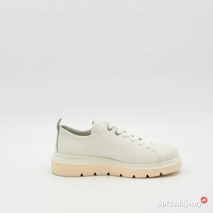 ECCO Nouvelle damskie skórzane sneakersy biały Warszawa