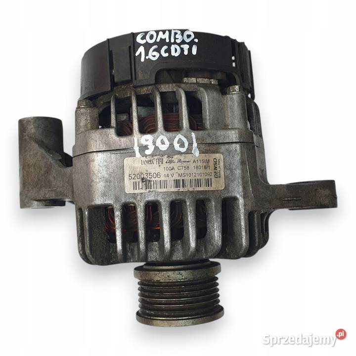ALTERNATOR Opel Combo D Fiat Doblo 16 CDTI osobowe