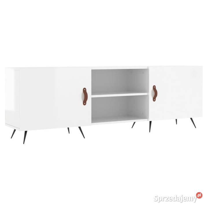Szafka pod TV wysoki połysk biała 150x30x50 Warszawa