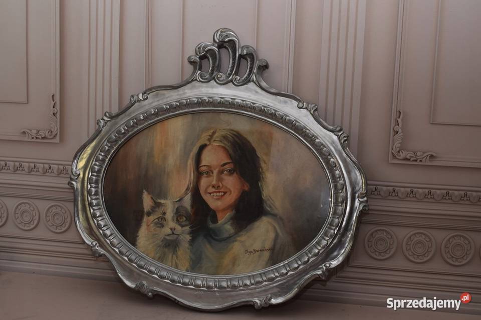 Olga Boznańska Dziewczyna z Kotem Duży Stary Kraków