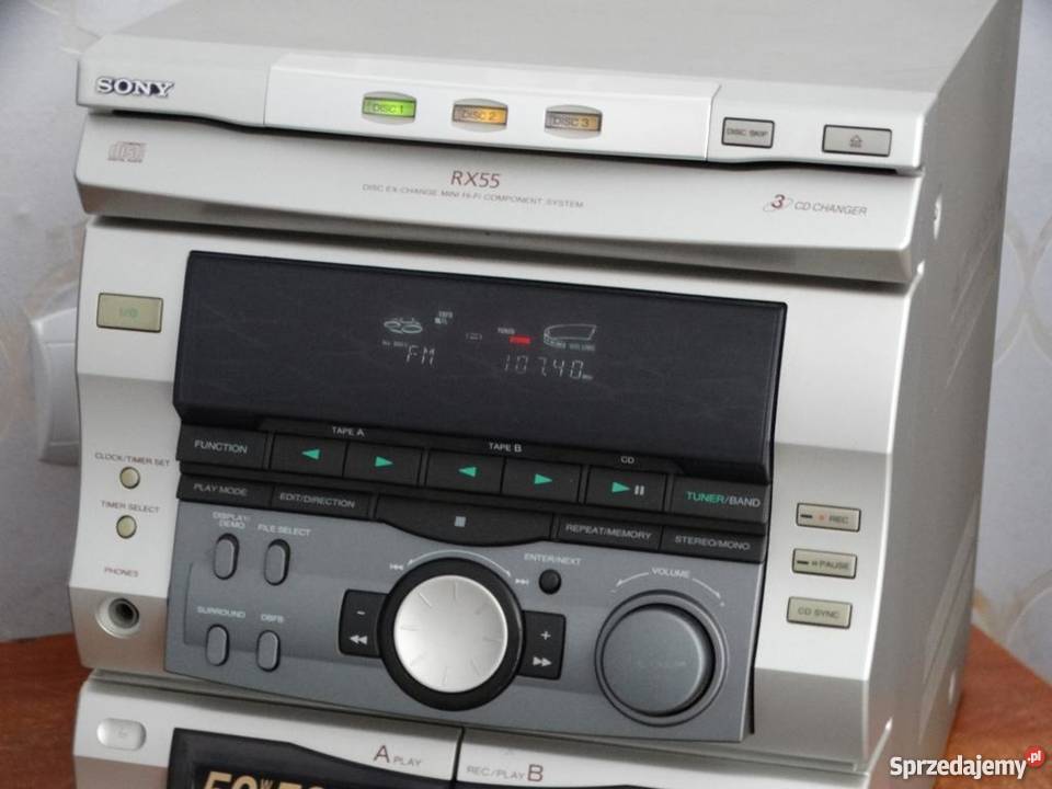 Wieża Sony HCDRX55 mocna WYSYŁKA Jasło