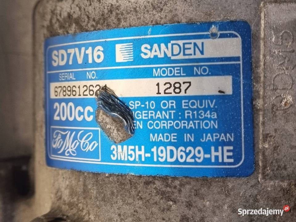 SPRĘŻARKA KLIMATYZACJI Ford Focus MK2 20 TDCI Kompresory klimatyzacji Chełm