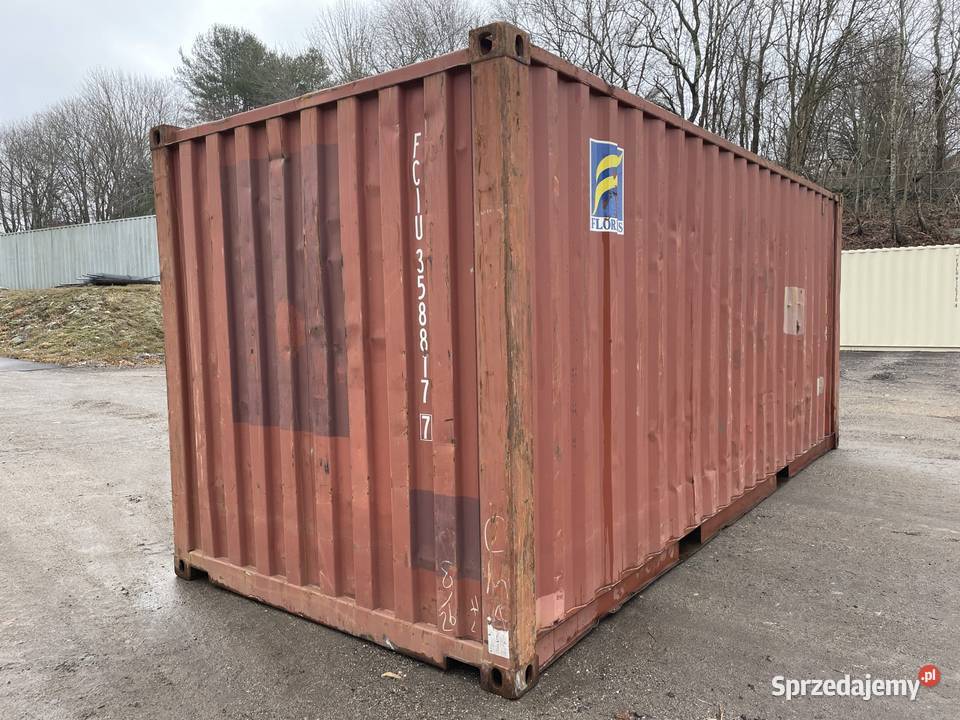 Kontener morski magazynowy 20DV 6 metrowy warmińsko-mazurskie Iława