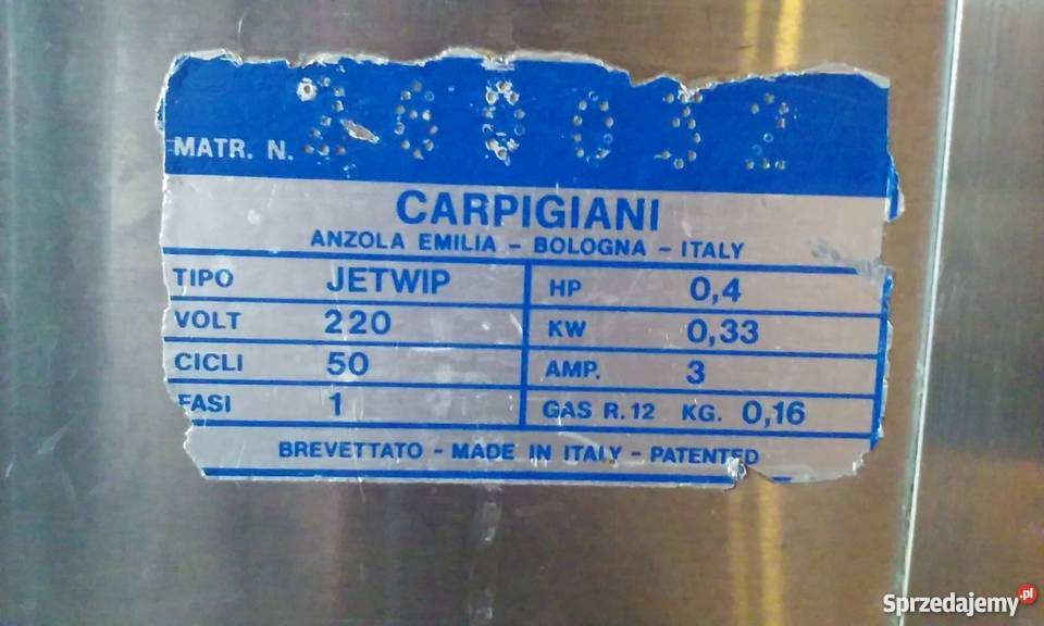 Maszyna do bitej śmietany Carpigiani