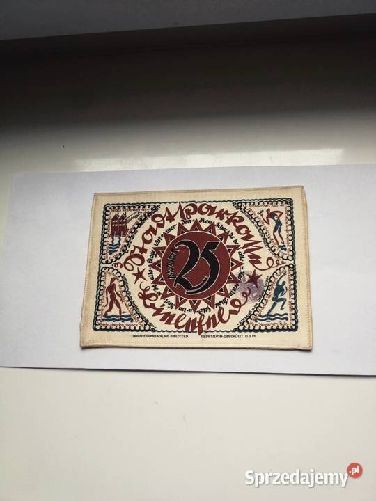 Niemcy banknot 25 marek 1921 na materiale Numizmatyka Poznań