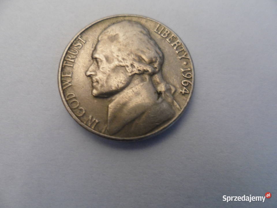 monety moneta USA 1964 r i moneta POLSKA 1985 r Kolekcje Wałcz