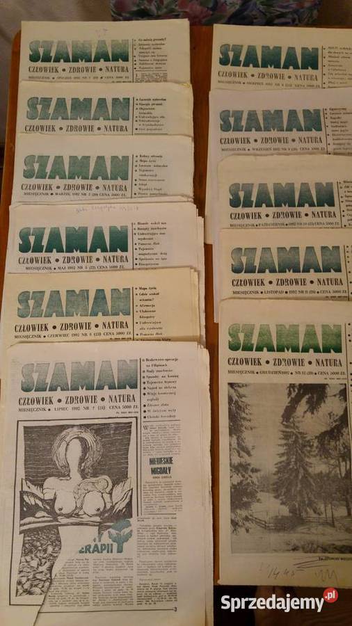 Czasopismo SZAMAN 1990 r różne 46