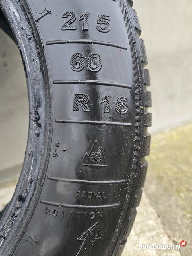 Opony 4x 215 60 16 podlaskie Kolno