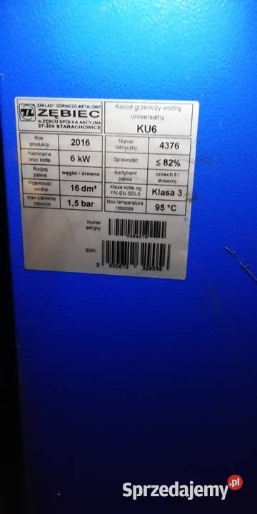 PIEC CENTRALNEGO OGRZEWANIA ZĘBIEC dolnośląskie Wałbrzych sprzedam