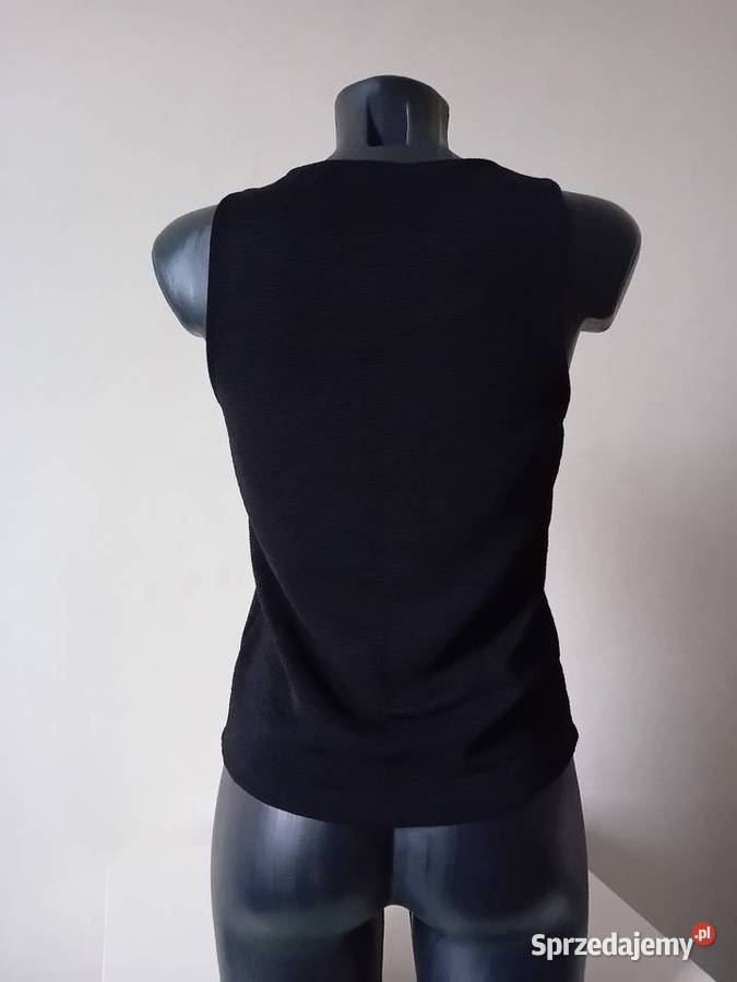 czarna bluzka prazkowana mazowieckie Warszawa sprzedam