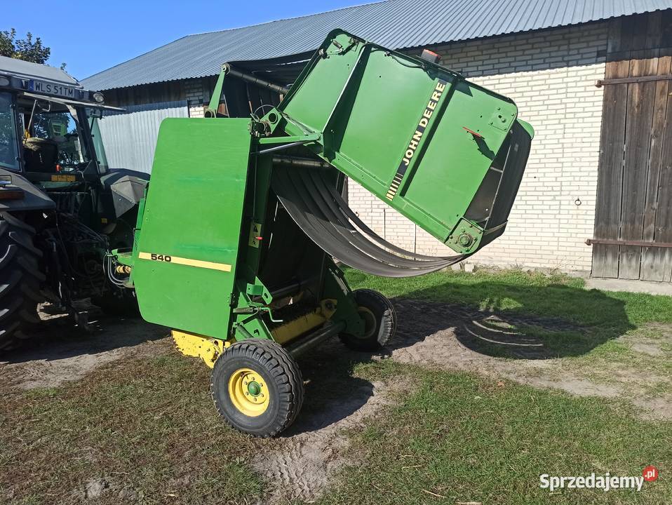 Prasa John deere 540 Rolujące (belujące) Stare Szpaki