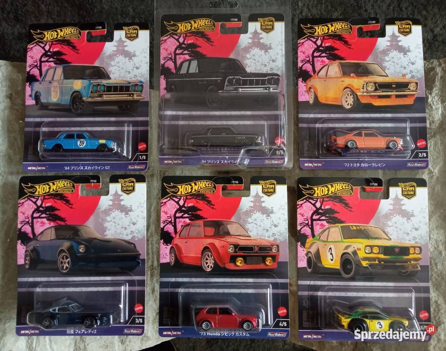 Hot Wheels Premium Japan Historic 4 Car Culture Sosnowiec