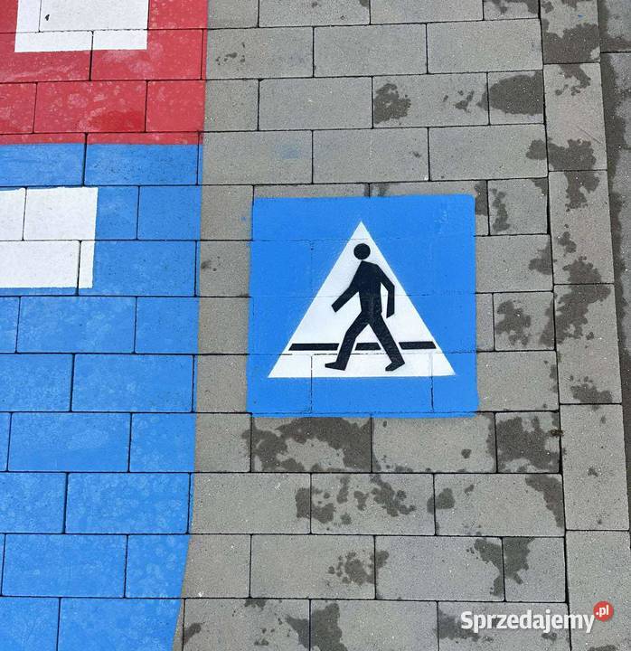 Mini znaki drogowe malowane to pomoc dydaktyczna Poznań