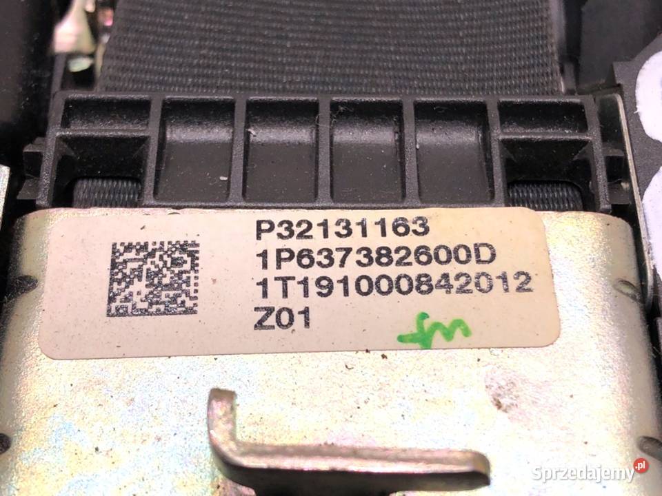 PAS BEZPIECZEŃSTWA PRAWY PRZÓD VOLVO S90 II