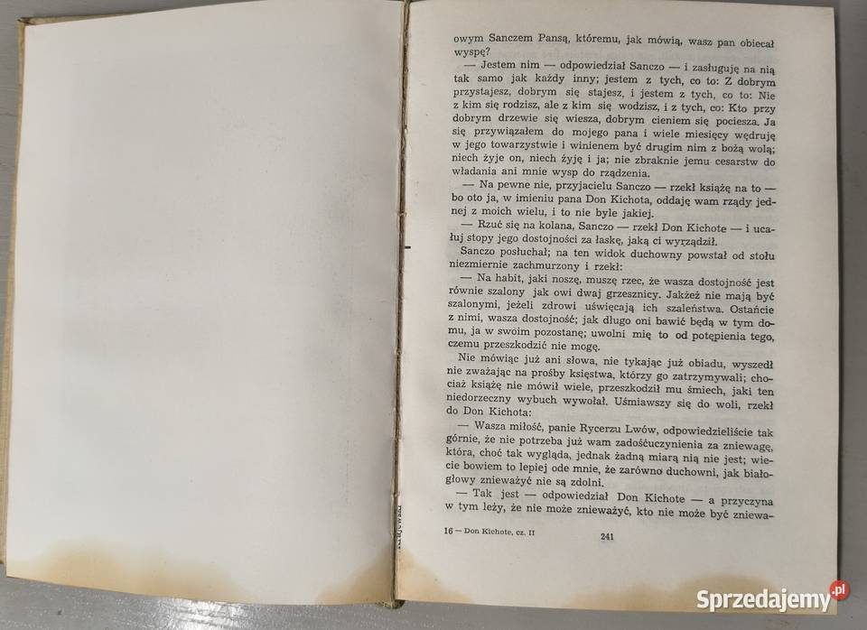 Don Kichote z Manczy Miguel de Cervantes Rok wydania 1955 Sosnowiec