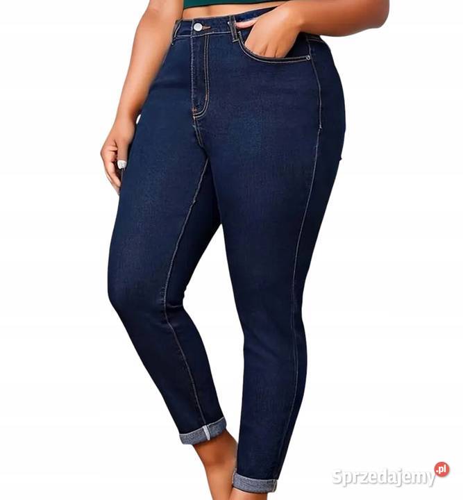 SPODNIE JEANSOWE PUSH UP niebieskie size 23XL Wieluń