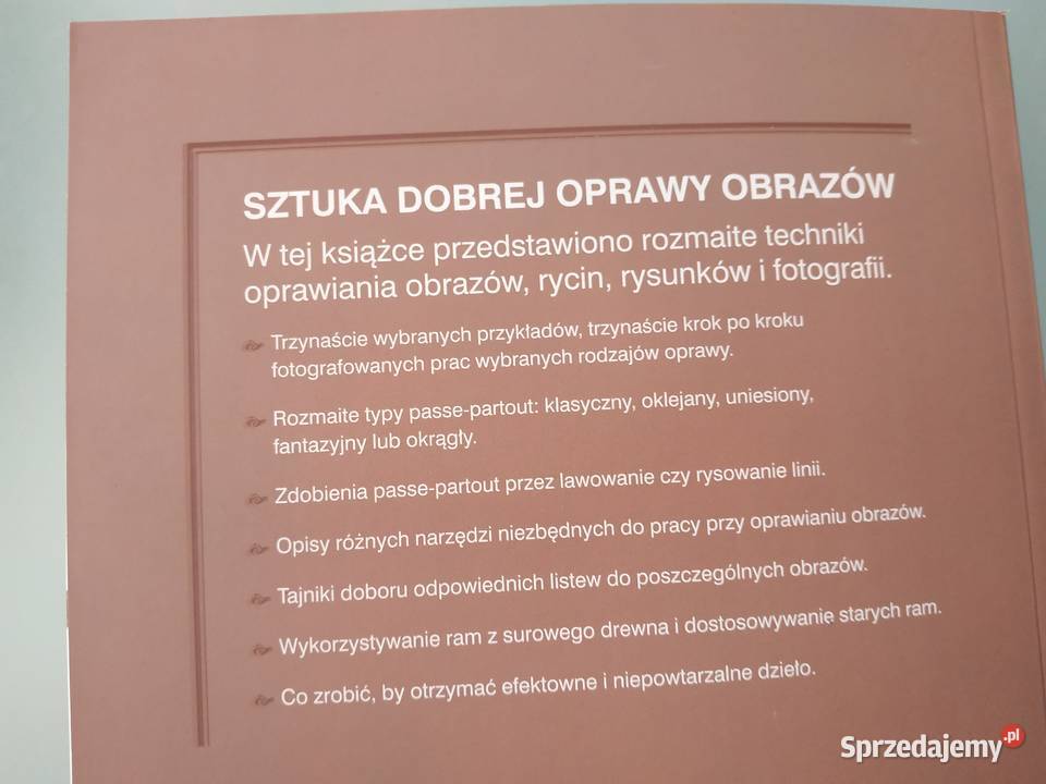 Poradnik ilustrowany Ramy ramki passepartout Bea dolnośląskie sprzedam