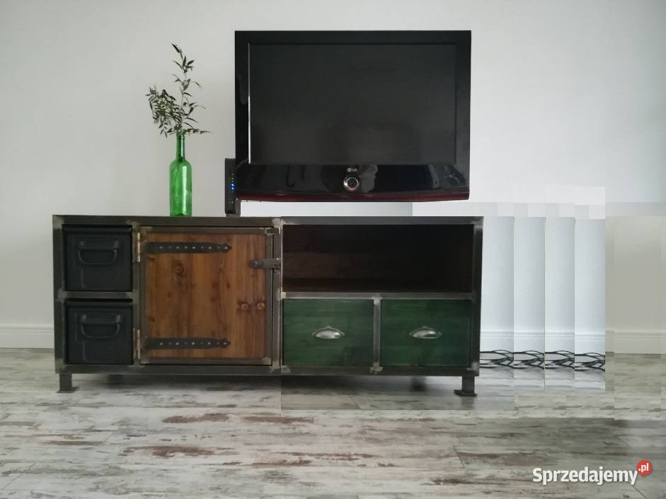 Komoda industrialna TVSzafka RTV loft Warszawa