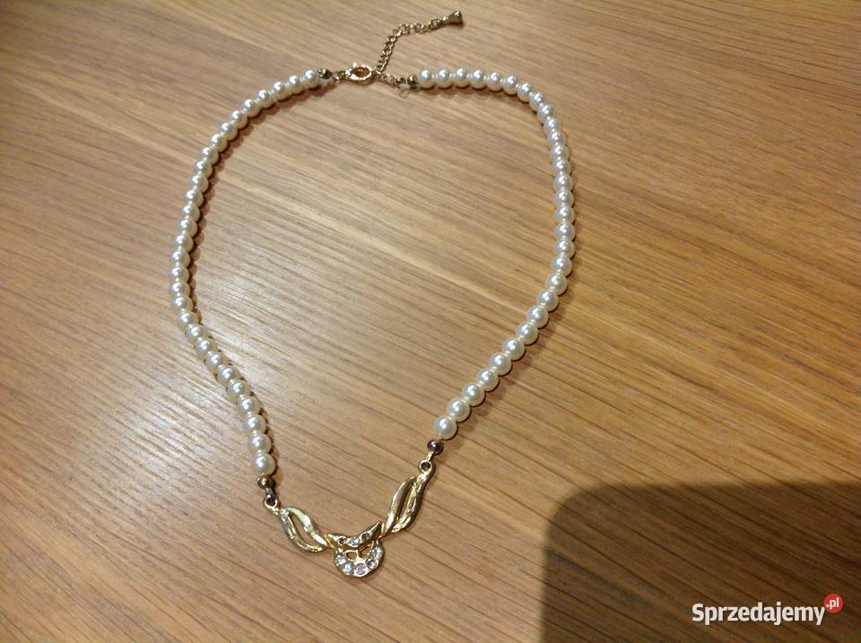 Naszyjnik Choker Z Pereł Nowa Sól